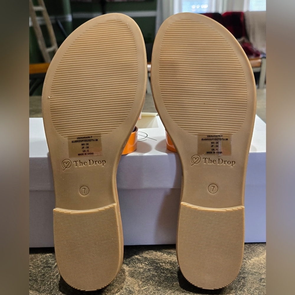 The Drop Women's Monika Flat H-Band Slide Sandal #783, 784, 785, 786 - Picture 4 of 11